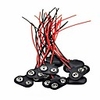 20Pcs 9 Volt Battery Clip Connector Battery Snap Wire Connectors