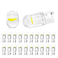 20Pcs Auto T10 Led Cold White 194 W5W LED 168 COB Silica Car Super Bright Turn Side License Plate Light Lamp Bulb DC 12V
