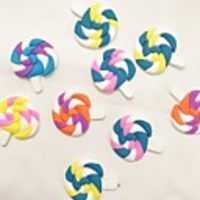 20pcs Kids / Toddler Unisex Active Cartoon Hair Accessories Rainbow One-Size