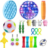 21 pcs Fidget Sensory Toy Set Stress Relief Toys Autism Anxiety Relief Stress Pop Bubble Fidget Toys For Kids Adults miniinthebox
