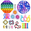 21 pcs Fidget Toys Anti Stress Set Stretchy Strings toys for Adults Children Gift Pack Squishy Sensory Antistress Relief Figet Toy miniinthebox