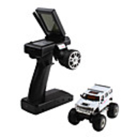 2115-3 White 2.4G 1:43 Racing Car with LCD Screen Remote Controller