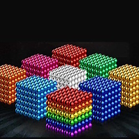 216-1000 pcs 5mm Magnet Toy Magnetic Balls Building Blocks Super Strong Rare-Earth Magnets Neodymium Magnet Magnet Neodymium Magnet Chic Modern Stress and Anxiety Relief Office Desk Toys Adults