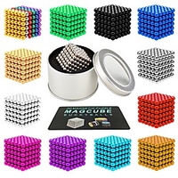 216 pcs 3mm 5mm Magnet Toy Magnetic Balls Building Blocks Super Strong Rare-Earth Magnets Neodymium Magnet Magnet Toy Neodymium Magnet Magnetic Stress and Anxiety Relief Office Desk Toys Relieves miniinthebox