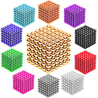 216/512 pcs 3mm / 5mm Magnet Toy Magnetic Balls Building Blocks Super Strong Rare-Earth Magnets Neodymium Magnet Neodymium Magnet Stress and Anxiety Relief Office Desk Toys DIY Adults