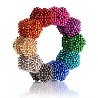 216/512/1000 pcs 5mm Magnet Toy Magnetic Balls Building Blocks Super Strong Rare-Earth Magnets Neodymium Magnet Neodymium Magnet Classic Timeless Stress and Anxiety Relief Office Desk Toys DIY miniinthebox