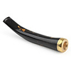 21g Black Colored Sea Coral / Wu Liu Healthy Cigarette Pipe with Unique Pattern