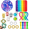 22 pcs Fidget Toys Anti Stress Toy Stretchy Strings Mesh Marble Relief Gift For Adults Children Sensory Antistress Relief Toys miniinthebox