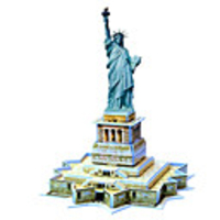 22 pcs Statue Of Liberty 3D Puzzle Wooden Puzzle Model Building Kit Wooden Model Creative DIY Educational Wooden Kid