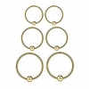 22g sterling silver small hoop earrings set 14k gold plated ball bead hoop cartilage earrings helix tragus lip nose body piercing rings for women men girls,  8mm 10mm 12mm (gold:8/10/12mm)