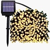 22M 200LED Solar LED String Light Outdoor String Lights 8 Function Fairy Lights Outdoor Waterproof Garden Lawn Courtyard Christmas Decoration Light