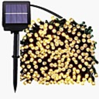 22M 200LED Solar LED String Light Outdoor String Lights 8 Function Fairy Lights Outdoor Waterproof Garden Lawn Courtyard Christmas Decoration Light