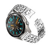 22mm Denim Stainless Steel Band Strap for HuaWei Watch GT Smart Watch Metal Replacement Bracelet Belt Watch Band