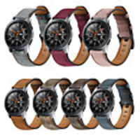22mm Leather Watch Band for Amazfit Stratos 3 / Amazfit Stratos 2 2S / Amazfit Pace / GTR 47mm / Xiaomi Watch Color / Xiaomi Heylou Solar LS05 Replaceable Bracelet Wrist Strap Wristband