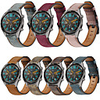 22mm Leather Watch Band for Huawei Watch GT 2e / GT2 46mm / GT Active / Watch 2 Pro / Honor Magic / Magic Watch 2 46mm Replaceable Bracelet Wrist Strap Wristband