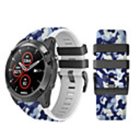 22mm quick release silicone camouflage strap for Garmin Jiaming fenix5 plus and Garmin Jiaming fenix5 and Garmin Jiaming forerunner 935