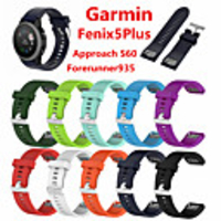 22mm Watchband for Garmin Fenix 5 plus Forerunner 935 945 Approach s60 Watch Quick Release Silicone Easy fit Wrist Band Strap Replacement Wristband