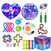 23 pcs Fidget Toys Anti Stress Toy Stretchy Strings Mesh Marble Relief Gift For Adults Children Sensory Antistress Relief Toys miniinthebox