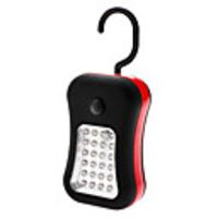 24 3 LED Carry-on White Light Camping Lamp with Hanging Hook and Magnet (3xAAA)