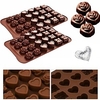 24 Grids Silicone Baking Mold for Rose Love Bow Shaped Chocolate Cake Jelly Pudding Multiple Shape Candy Form Cake DIY Kitchen Baking Tools miniinthebox