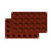 24 Hole Small Semi-sphere Silicone Pudding Mold Silicone Cake Mold Handmade Soap Mold Silicone Chocolate Mold