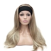 24 Long Straight Blonde Synthetic Wig HEADBAND Hair Wigs miniinthebox