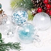 24 Pcs 6cm Christmas Balls Ornaments for Xmas Tree - Shatterproof Christmas Tree Decorations Hanging