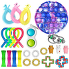 24 pcs Fidget Toys Anti Stress Toy Stretchy Strings Mesh Marble Relief Gift For Adults Children Sensory Antistress Relief Toys miniinthebox