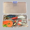 24 pcs Lure kits Hard Bait Sinking Bass Trout Pike Bait Casting Other Lure Fishing Plastic