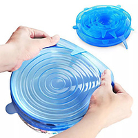 24 Pcs Silicone Stretch Lids Reusable Airtight Food Wrap Covers 12 Pcs 6 Pcs Keeping Fresh Seal Bowl Stretchy Wrap Cover Kitchen Cookware miniinthebox