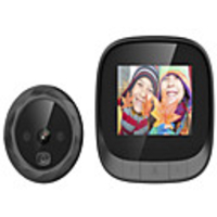 2.4 Viewable Cat Eye Doorbell Camera Supports Night Vision Camera with Built-in Memory Loop Covering Long Standby