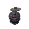 2.4A Motorcycle Car Charger / Single USB Voltmeter with Switch (with Fixed Bracket) / Red LightBlue LightGreen Light / Black / Environmental Protection Material
