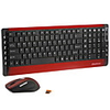 2.4G Wireless Waterproof QWERTY Keyboard with 2400dpi Mouse