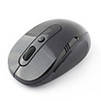 2.4GHz Wireless Mouse with Back/Forward Button on Sides - Black