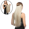 24inch 50grams 100grams Synthetic Hair Extension Gradual Color Brown Gray Blonde String Halo Hairpieces Extensions miniinthebox
