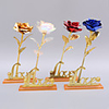 24k Gold foil Rose With Base Birthday Valentine