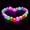 24pcs LED Candle Tea Light Battery Powered Lamp Simulation Color Flame Flashing Home Wedding Birthday Party Decoration Candles miniinthebox
