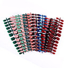 24pcs Plastics Ergonomic Design Durable Simple Basic Office / Career Daily Artificial Nail Tips for Finger Nail / Romantic Series