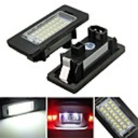 24SMD LED License Plate Light Universally Used for BMW E81 E82 E90 E91 E92 E93 E60 E61 E39 X1/E84 Extremely White Assembly Driving Lamp (Pack of 2)