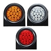 24V 19 LED Round Reflector Rear Tail Brake Stop Marker Lights Indicator For Car Truck Trailer