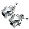 2.5 Inch H1/H4/H7 Bi-Xenon HID Projector Headlights Conversion Kit with Lens CCFL Angel Eyes Halo Ring Lights Shroud RHD