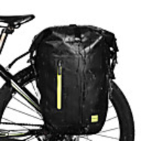 25 L Bike Rack Bag Bike Pannier Bag Multifunctional Adjustable Large Capacity Bike Bag Waterproof Material PVC 1000D Polyester Bicycle Bag Cycle Bag Cycling Bike / Cycling / Reflective Strips