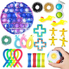 25 pcs Fidget Toys Anti Stress Set Stretchy Strings Push Pop Bubble Gift Pack Adults Children Squishy Sensory Antistress Relief Figet Toys miniinthebox