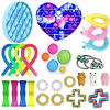 25 pcs Fidget Toys Anti Stress Set Stretchy Strings toys for Adults Children Gift Pack Squishy Sensory Antistress Relief Figet Toy miniinthebox