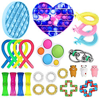 25 pcs Fidget Toys Anti Stress Set Stretchy Strings toys for Adults Children Gift Pack Squishy Sensory Antistress Relief Figet Toy miniinthebox