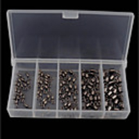 251 pcs Fishing Tackle Box Fishing Snaps Swivels Metal Alloy Easy to Use Jigging Freshwater Fishing Carp Fishing Lure Fishing Fishing Apparel Accessories