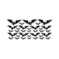 2557cm Halloween Bat Wall Stickers DIY Creative Indoor Wall Decoration