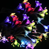 2.5M 20 Heads Seven Colors Plum Blossom LED String Light (Use Battery)(CIS-84007)