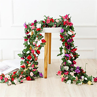 2.5m Imitation Peony Vines Decorated With Flower Vines Winding Vines miniinthebox