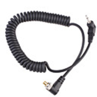 2.5mm To Male FLASH PC Sync Cable Cord with Screw Lock 1m